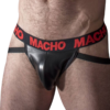 MACHO - MX25RC JOCK ROSSO PELLE M