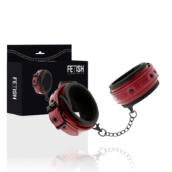 Alternative view of FETISH SUBMISSIVE DARK ROOM - MANETTE VEGAN IN PELLE CON FODERA IN NEOPRENE