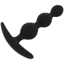Alternative view of BLACK&SILVER - CATENA PER SFERE ANALI RUPERT 10 CM