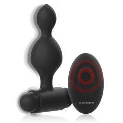 BLACK&SILVER - TELECOMANDO TELECOMANDO CON PLUG ANALE IN SILICONE PICCOLO TUCKER - immagine 3