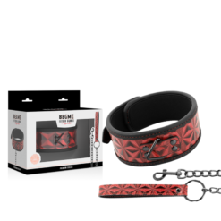 Alternative view of BEGME - COLLARE IN PELLE VEGANA PREMIUM RED EDITION CON FODERA IN NEOPRENE