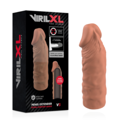 Alternative view of VIRILXL - ESTENSIONE DEL PENE IN SILICONE LIQUIDO V5 MARRONE