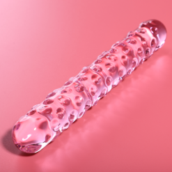 Alternative view of NEBULA SERIES BY IBIZA - MODELLO 15 DILDO IN VETRO BOROSILICATO ROSA 18.5 CM -O- 3 CM