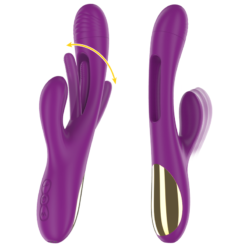Alternative view of INTENSE - APOLO VIBRATORE MULTIFUNZIONE RICARICABILE 7 VIBRAZIONI CON LINGUA OSCILLANTE VIOLA