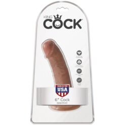 KING COCK - PENE REALISTICO 15 CM CARAMEL - immagine 6
