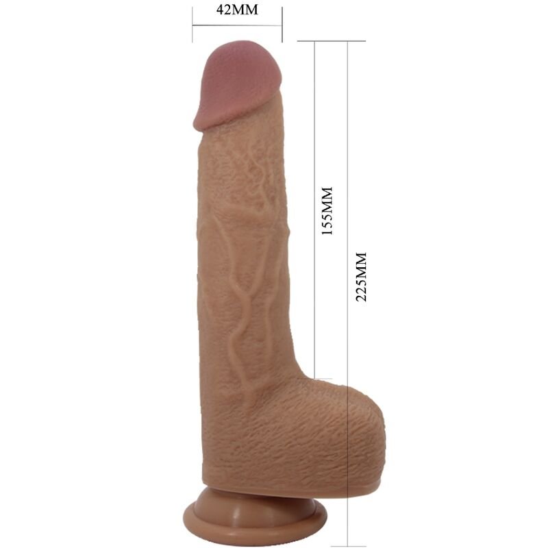 PRETTY LOVE - VIBRATORE DILDO REALISTICO TOMMY 22.5 CM - immagine 4