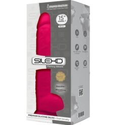 Alternative view of SILEXD - MODELLO 1 PENE REALISTICO PREMIUM SILEXPAN SILICONE FUCSIA 38 CM