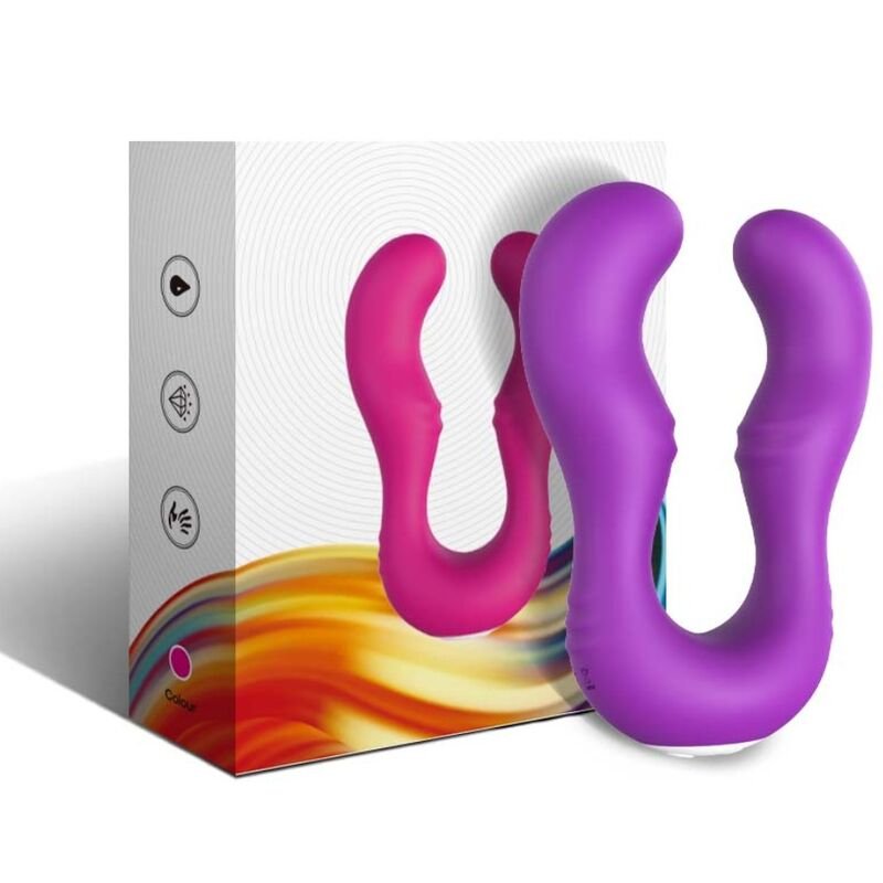 ARMONY - VIBRATORE SERAPH DOPPIO TELECOMANDO VIOLA - immagine 6