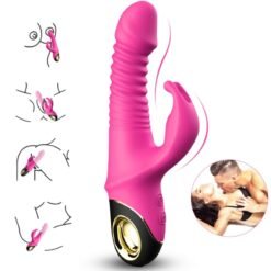 Alternative view of ARMONY - VIBRATORE ZING DILDO CONIGLIO FUCSIA