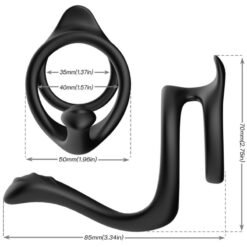 Alternative view of ARMONY - ANELLO ANALE DOPPIO CODA NERO