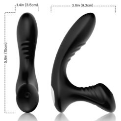 Alternative view of ARMONY - VIBRATORE STORM PROSTATA ANALE E TELECOMANDO PLUG NERO