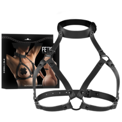 Alternative view of FETISH SUBMISSIVE BONDAGE - IMBRACATURA TORACE REGOLABILE