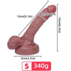 ARMONY - DILDO REALISTICO IN SILICONE LIQUIDO 13 CM - immagine 2