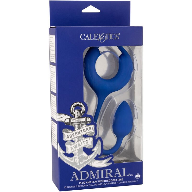 CALEXOTICS - ADMIRAL ANELLO PER CAZZO PESATO BLU - immagine 6