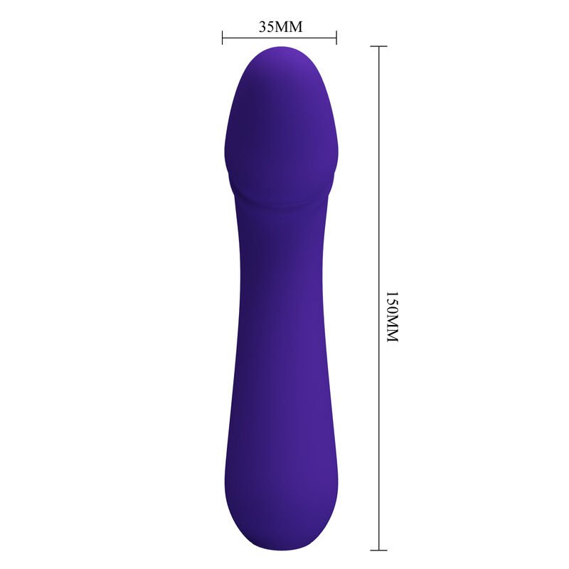 PRETTY LOVE - VIBRATORE RICARICABILE CETUS VIOLA - immagine 6
