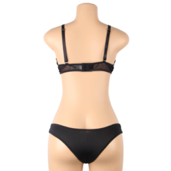 SUBBLIME - SET DUE PEZZI DI REGGISENO TRASPARENTE E STRISCE S/M - immagine 8