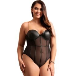 Alternative view of SUBBLIME - BODY CON BRETELLE A CATENA NERA L/XL