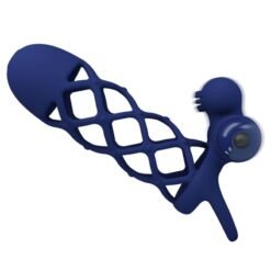 Alternative view of PRETTY LOVE - GIANN ANELLO VIBRATORE CON GUAINA IN SILICONE BLU