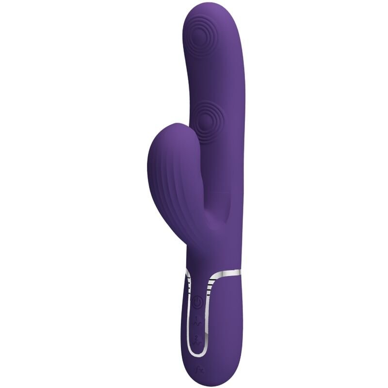 PRETTY LOVE - PERLITA VIBRATORE G-SPOT 3 IN 1 MULTIFUNZIONE VIOLA - immagine 3