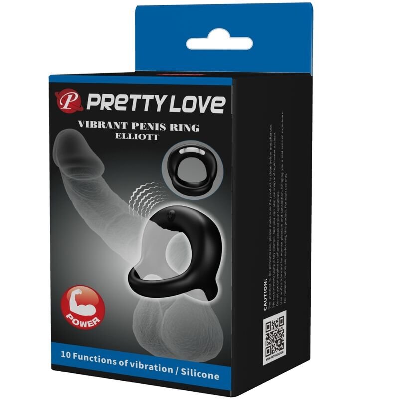 PRETTY LOVE - ELLIOTT ANELLO VIBRANTE NERO - immagine 9
