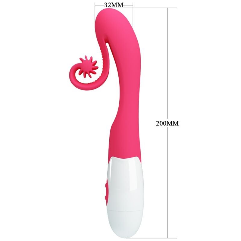 ROMANCE - VIBRATORE E STIMOLATORE 30 VELOCITÀ ROSA - immagine 6
