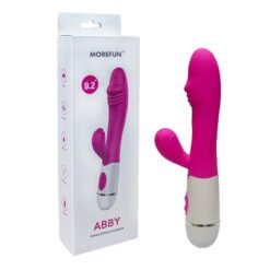 Alternative view of ARMONY - ABBY VIBRATORE E STIMOLATORE 16 VELOCITÀ ROSA