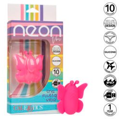 Alternative view of CALEXOTICS - NEON VIBES FLUTTER VIBE STIMOLATORE 10 VIBRAZIONI ROSA