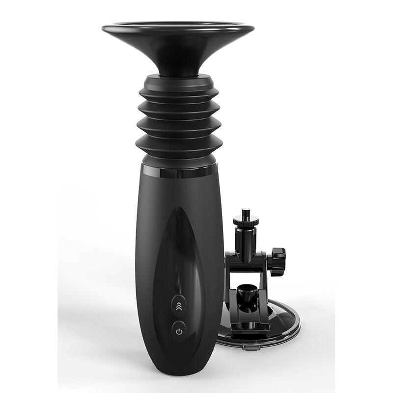 FETISH FANTASY SERIES - BODY DOCK MORSETTO PER DILDO THRUSTER CON 7 MODALITÀ DI SPINTA NERO - immagine 2