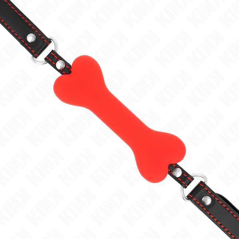 KINK - OSSO ROSSO 12 CM BAVAGLIO 63 x 2 CM - immagine 4