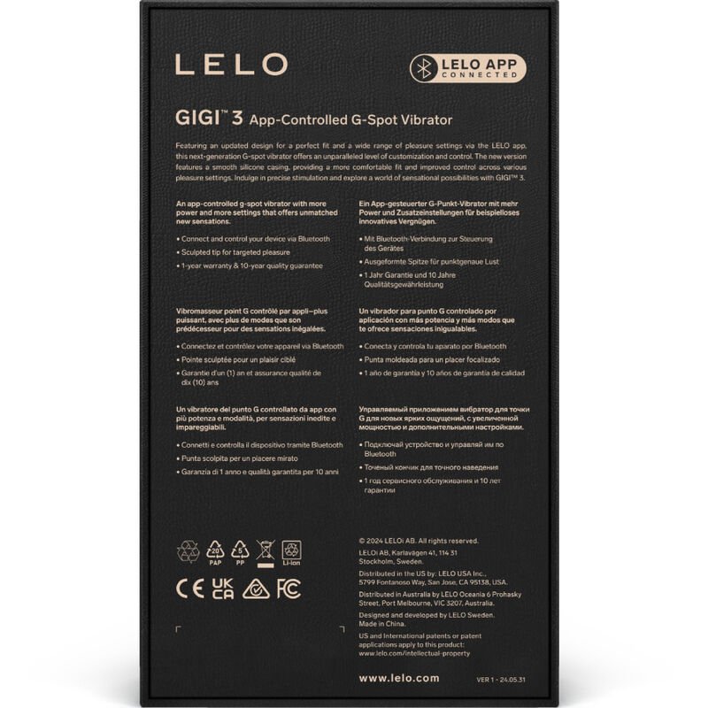 LELO - GIGI™ 3 VIBRATORE G-SPOT BLU - immagine 4