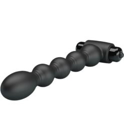 Alternative view of PRETTY LOVE - LYNN SILICONE ANAL PLUG 10 VIBRAZIONI NERO