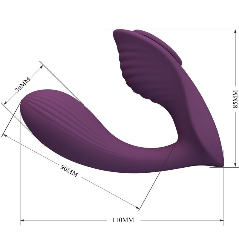 PRETTY LOVE - FRANZ MASSAGGIATORE E VIBRATORE APP GRATUITA VIOLA - immagine 5