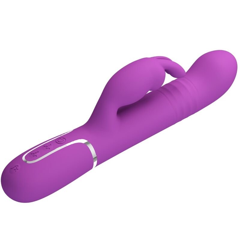 PRETTY LOVE - COALE 4 IN 1 MULTIFUNZIONE VIBRATORE CONIGLIO VIOLA - immagine 3