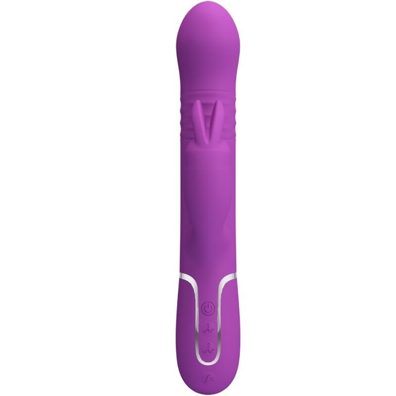 PRETTY LOVE - COALE 4 IN 1 MULTIFUNZIONE VIBRATORE CONIGLIO VIOLA - immagine 2