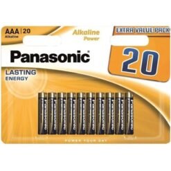 PANASONIC - BATTERIA ALCALINA BRONZO AAA LR03 BLISTER*20
