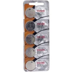MAXELL - BATTERIA A BOTTONE AL LITIO CR2025 3V BLISTER*5