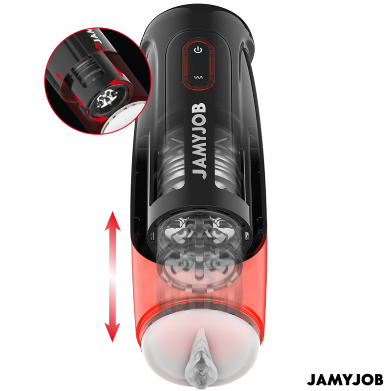 JAMYJOB - STORM MASTURBATORE VAGINALE AUTOMATICO CON 10 MODALITÀ, ROTAZIONE E SPINTA - immagine 2