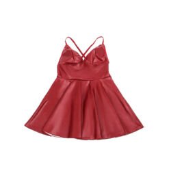 SUBBLIME - 955403 ABITO CON SPALLINE IN PELLE BORDEAUX L/XL - immagine 7