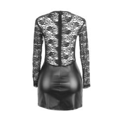 SUBBLIME - 955595 ABITO MANICA LUNGA CON PIZZO NERO S/M - immagine 5