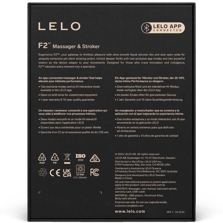 LELO - F2S™ MASTURBATORE MASCHILE ROSSO TEAL - immagine 11