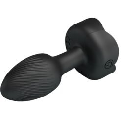 PRETTY LOVE - PLUG ANALE OLMAN CON LUCE LED NERO 8,8 CM - immagine 5