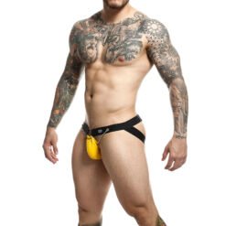 Alternative view of MOB - DNGEON JOCKSTRAP GIALLO CON CATENE TAGLIA UNICA