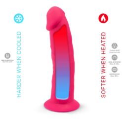 SILEXD - MODELLO 2 PENE REALISTICO PREMIUM SILEXPAN SILICONE FUCSIA 19.2 CM - immagine 4