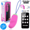 ONINDER CUTE - UOVO IN SILICONE VIBRANTE-ROTANTE A 360° PER AMARE IL PIACERE - APP GLOBALE GRATUITA