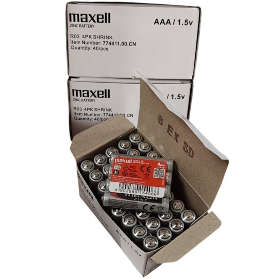 MAXELL - BATTERIA SALINA MANGANESO AAA R03 RETRATTILE*4 - immagine 2