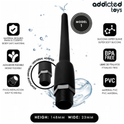 Alternative view of ADDICTED TOYS - PULITORE ANALE CON ADATTATORE UNIVERSALE MODELLO 1