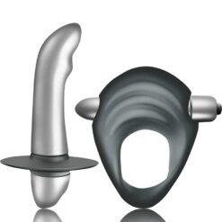 CLIMAXIMUM - ENTICE KIT ANELLO PER IL PENE + VIBRATORE PER LA PROSTATA PER PRINCIPIANTI