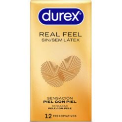 DUREX - PRESERVATIVI REAL FEEL SENZA LATTICE 12 UNITÀ