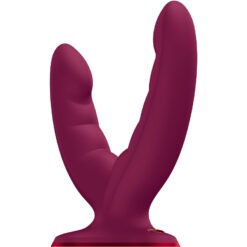 Alternative view of FUN FACTORY - RYDE DOPPIO DILDO ROSSO VINO