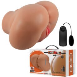 CRAZY BULL - VIBRATORE LUNA CON VAGINA REALISTICA E CONTROLLO ANO REMOTO